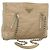 PRADA Borsa a Spalla con Catena Nylon Avorio Argento Auth 137031 Crudo