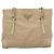 PRADA Borsa a Spalla con Catena Nylon Avorio Argento Auth 137031 Crudo - vista 13