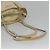 PRADA Borsa a Spalla con Catena Nylon Avorio Argento Auth 137031 Crudo - vista 7