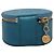 Scatola per Gioielli CHANEL Pelle Caviar Blu Oro CC Auth 136451 D'oro - vista 2