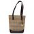 Burberry Borsa Tote Nova Check in tela beige e oro Auth bs28529 D'oro - vista 13