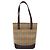 Burberry Borsa Tote Nova Check in tela beige e oro Auth bs28529 D'oro - vista 2