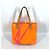 Borsa tote Houston in Monogram Vernis Fluo di Louis Vuitton Rosa Arancione - vista 2