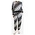 Givenchy Schwarze Jacquard-Strickhose mit Kettenmuster - Größe S - Ansicht 2