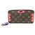 Cartera Zippy Monogram Louis Vuitton Castaño Roja Multicolor Monograma