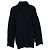 Autre Marque A.P.C., schwarzer gerippter Rollkragenpullover