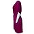 Autre Marque Vestido de seda rosa con cinturón de Diane Von Furstenberg - vista 2
