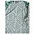 Autre Marque Diane Von Furstenberg, Vestido envelope em verde e branco - vista 6