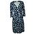 Autre Marque Diane Von Furstenberg, abito a portafoglio in blu e verde