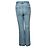 Céline Celine, Jeans azul acampanado con detalles dorados - vista 2