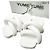 Autre Marque YUME YUME TYRE SLIDE PELLE BIO Sandali Bianco