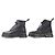 Autre Marque Dr.Martens RIKARD Polierte Glattlederstiefel Schwarz - Ansicht 3