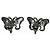 Pendientes Mariposa Swarovski Accesorio de Cristal - vista 3