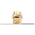 Cartier Trinity Double C Wave Pattern Ballpoint Pen Golden  - view 6