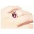 Autre Marque Anello in oro rosa Au750 con ametista e diamante Porpora - vista 6