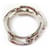 Hermès Lukade Chne Dunkel Schalring Silber Metall