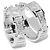 Tiffany & Co Orecchini in oro bianco 750 con diamanti Tiffany Atlas D'oro