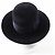 Cappello in feltro di coniglio in lana e rayon Gucci Nero Blu navy - vista 3