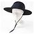 Cappello in feltro di coniglio in lana e rayon Gucci Nero Blu navy - vista 5