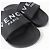 Gummisandalen mit Givenchy-Logo-Design Schwarz - Ansicht 8