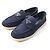 Mocassini in suede Prada 1D222N Blu Blu navy