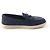 Mocassini in suede Prada 1D222N Blu Blu navy - vista 6
