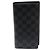 Cartera Larga Brazza Damier Graphite de Louis Vuitton Negro