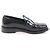 Mocassini in pelle a punta quadrata Louis Vuitton Nero - vista 6