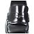 Mocassini in pelle a punta quadrata Louis Vuitton Nero - vista 9