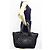 Chanel Coco Cocoon Nylon Kalbsleder Tote Bag Schwarz Bordeaux - Ansicht 2