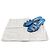 Sandali in satin Prinap 50 di Manolo Blahnik Blu - vista 2