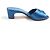 Sandali in satin Prinap 50 di Manolo Blahnik Blu - vista 6