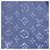 Tejido de algodón Monogram Louis Vuitton Azul Azul marino - vista 3