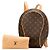Zaino Ellipse Monogram Louis Vuitton Marrone - vista 10