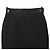 Falda plisada de lana y nylon Chanel Negro - vista 2