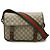 Borsa Messenger GG Supreme di Gucci Rosso Beige Verde