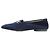 Gucci Horsebit Leder-Suede Slipper Blau Marineblau - Ansicht 4