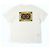 Baumwoll-T-Shirt mit Moncler Genius 2 Logo-Patch und grafischem Gitterdruck Weiß