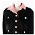 Abrigo de terciopelo con botones COCO de tweed de seda rayón Chanel 22B P73309 Negro Rosa - vista 2