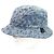 Cappello bucket in tessuto upcycled con stampa Adriatica Dior Parley Blu