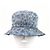 Cappello bucket in tessuto upcycled con stampa Adriatica Dior Parley Blu - vista 2