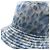Cappello bucket in tessuto upcycled con stampa Adriatica Dior Parley Blu - vista 8