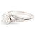 Bulgari Bvlgari PT950 Incontro D'Amore Ring D0.35ct Größe 46 Silber - Ansicht 2