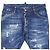 Autre Marque Pantalones de mezclilla de algodón DSQUARED2 CLASSIC KENNY TWIST Azul - vista 3