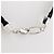 Autre Marque Bracciale in pelle argento 925 HOMME+ 4℃ Marrone - vista 5