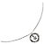 Autre Marque COLLANA IN ARGENTO 925 THE KISS Star