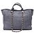 Chanel Deauville Raffia 2-Wege Tote Bag Braun Grau - Ansicht 2