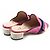 Sandali in velluto Gucci 496562 Rosa - vista 3