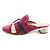 Sandali in velluto Gucci 496562 Rosa - vista 5