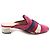 Sandali in velluto Gucci 496562 Rosa - vista 6